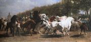 Rosa Bonheur the horse fair oil painting on canvas